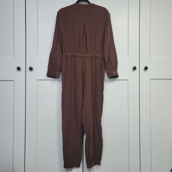 Madewell lightspun tapered leg jumpsuit size 8 - Picture 13 of 14